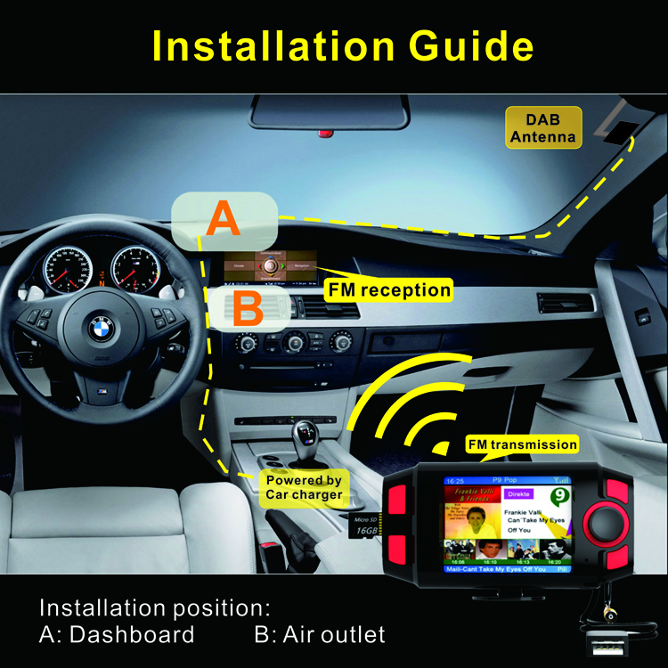 DAB & DAB+ Digital Radio with FM Bluetooth